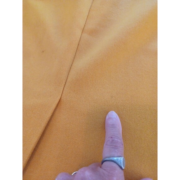 J. Crew The Pencil Skirt mustard gold wool 0 lined classic minimalist office - Picture 11 of 11